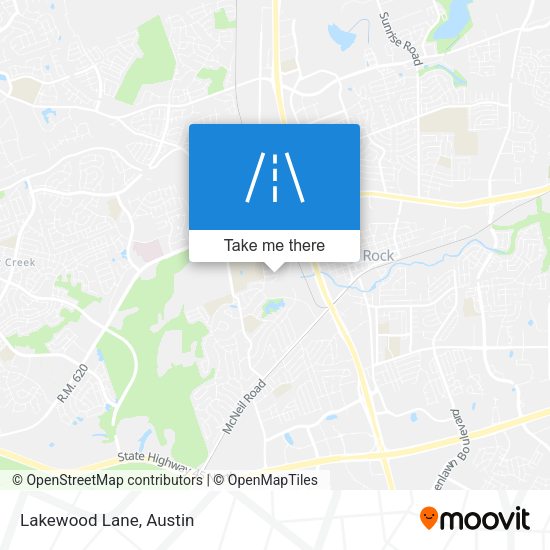 Mapa de Lakewood Lane