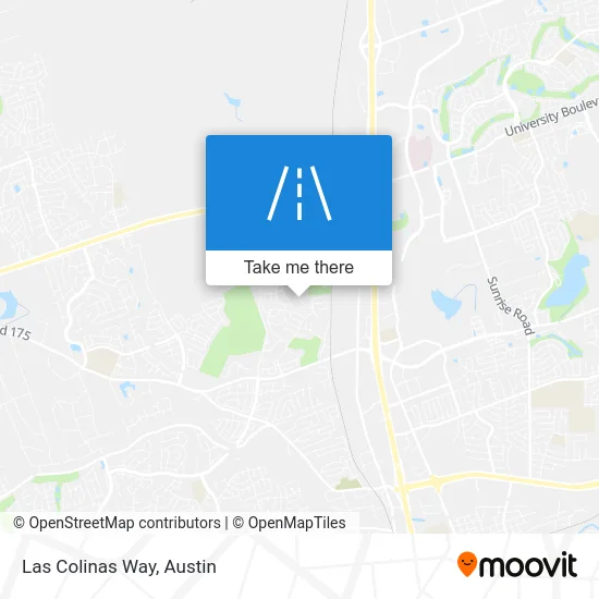 Las Colinas Way map