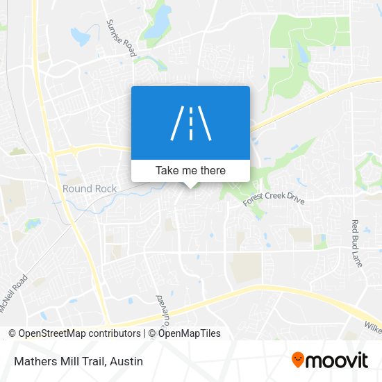 Mapa de Mathers Mill Trail