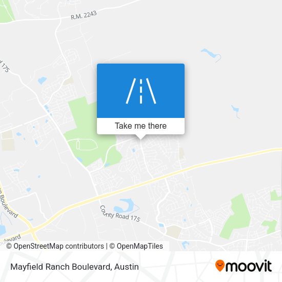 Mayfield Ranch Boulevard map