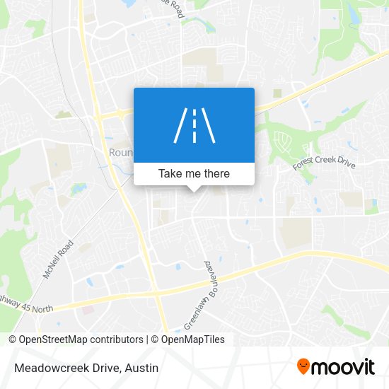 Meadowcreek Drive map