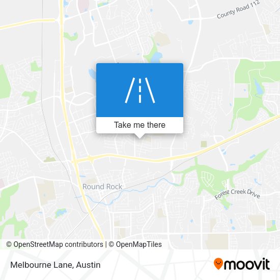 Mapa de Melbourne Lane