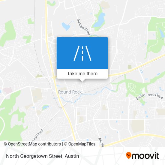 Mapa de North Georgetown Street