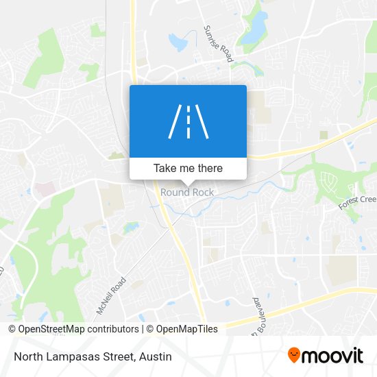 North Lampasas Street map