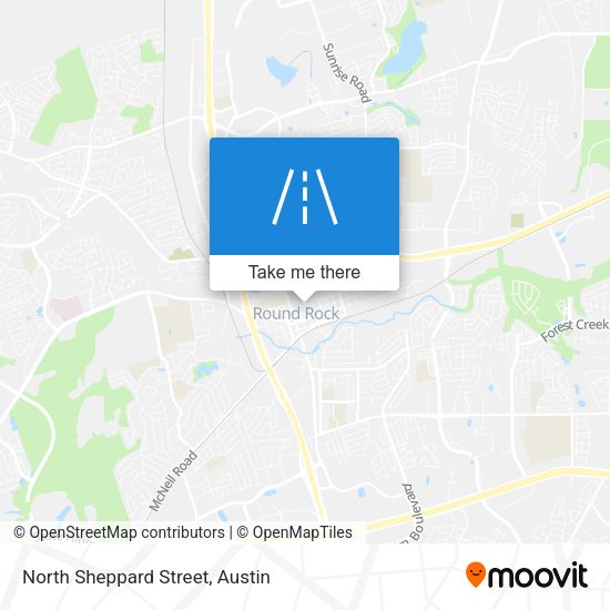 Mapa de North Sheppard Street