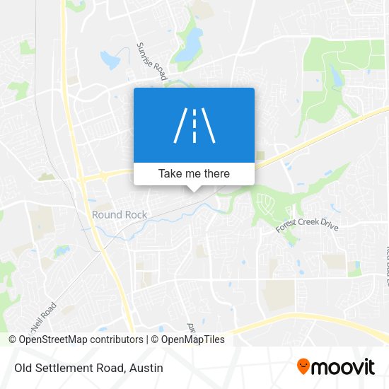 Mapa de Old Settlement Road