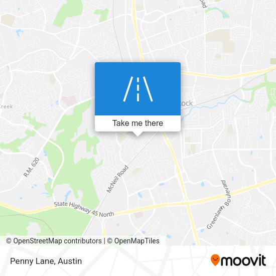 Mapa de Penny Lane
