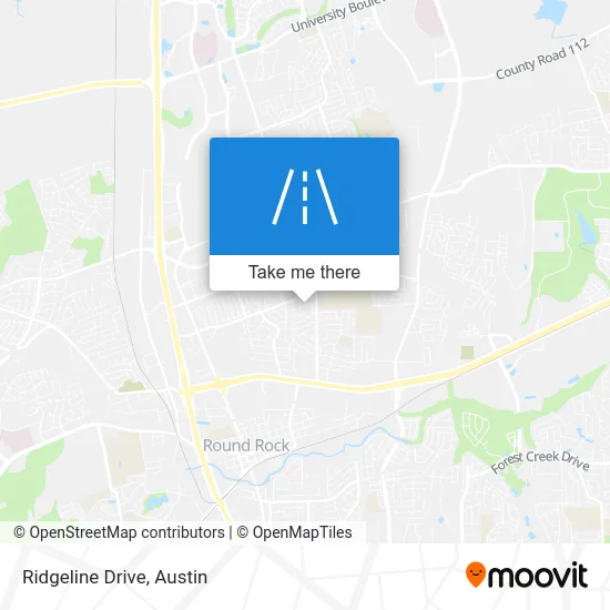 Ridgeline Drive map