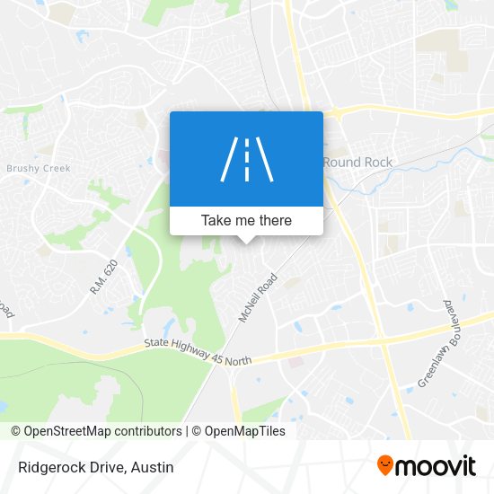Mapa de Ridgerock Drive