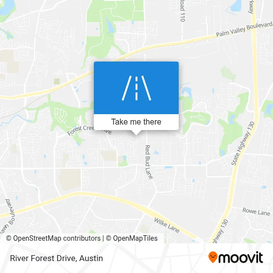 River Forest Drive map