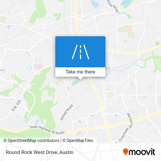 Round Rock West Drive map
