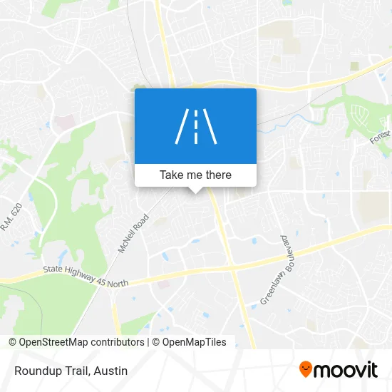 Roundup Trail map