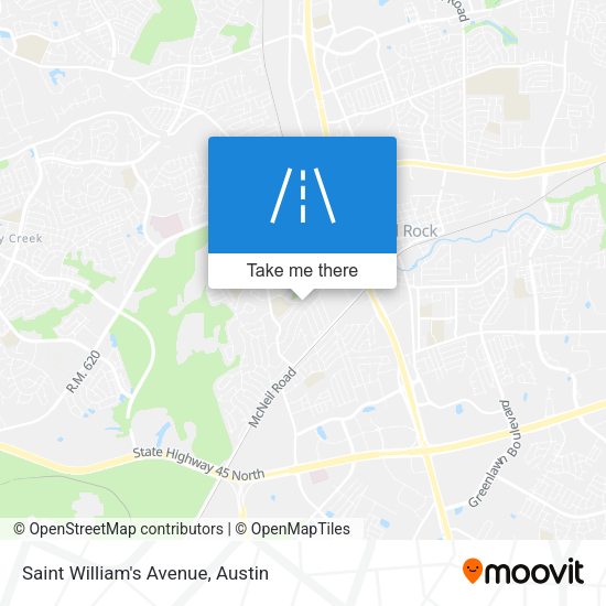 Saint William's Avenue map