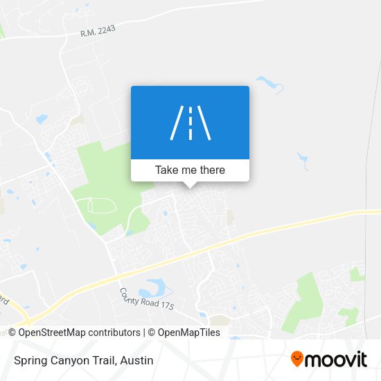 Mapa de Spring Canyon Trail