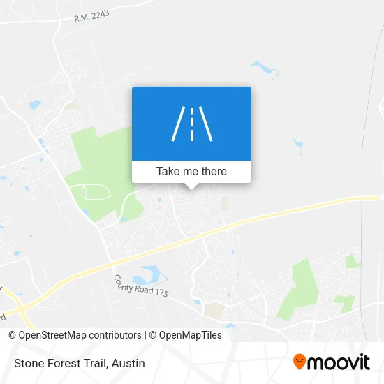 Stone Forest Trail map