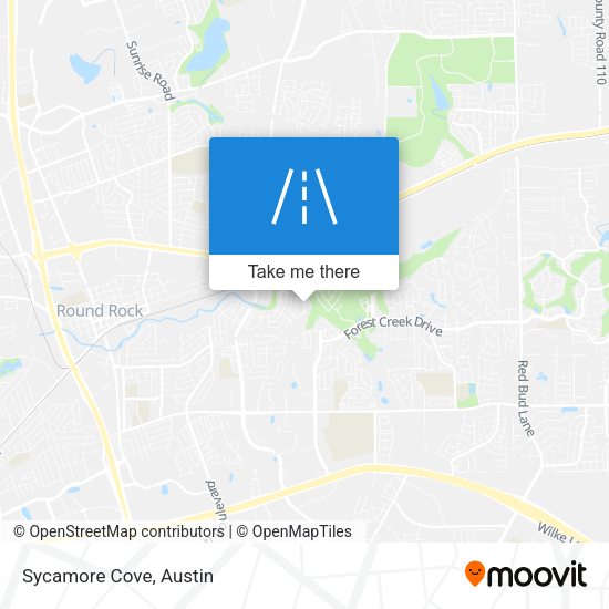 Mapa de Sycamore Cove