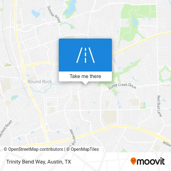 Trinity Bend Way map