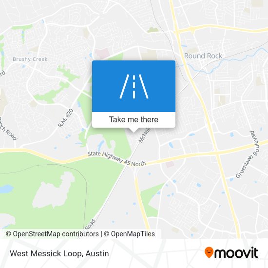 Mapa de West Messick Loop