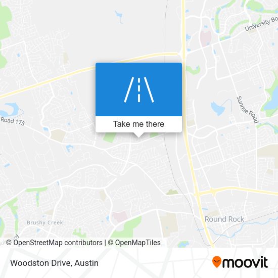 Mapa de Woodston Drive