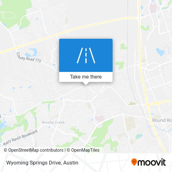 Mapa de Wyoming Springs Drive