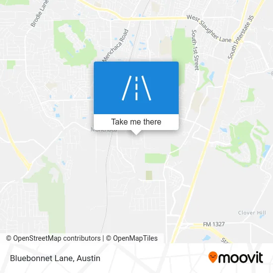Bluebonnet Lane map