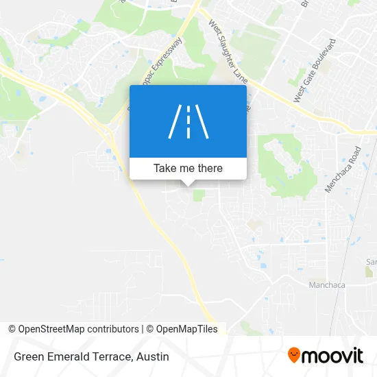 Green Emerald Terrace map
