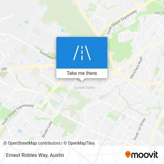 Ernest Robles Way map