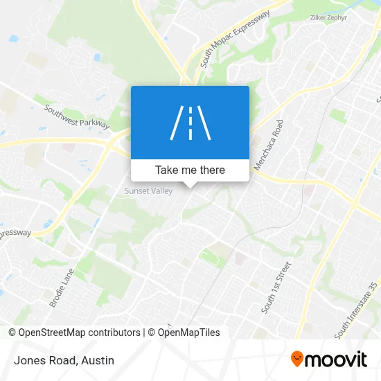 Jones Road map