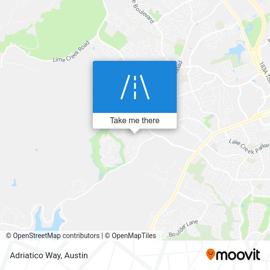 Mapa de Adriatico Way