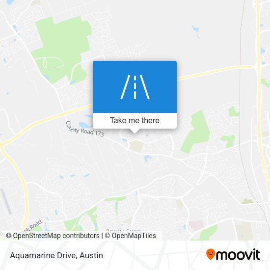Mapa de Aquamarine Drive