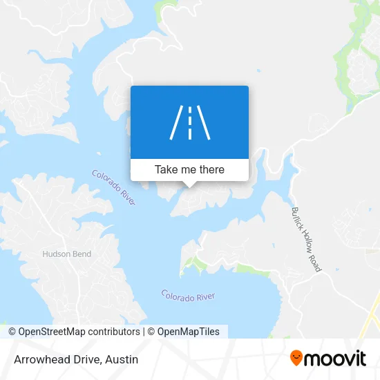 Arrowhead Drive map