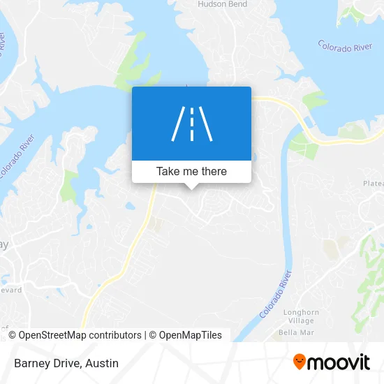 Barney Drive map