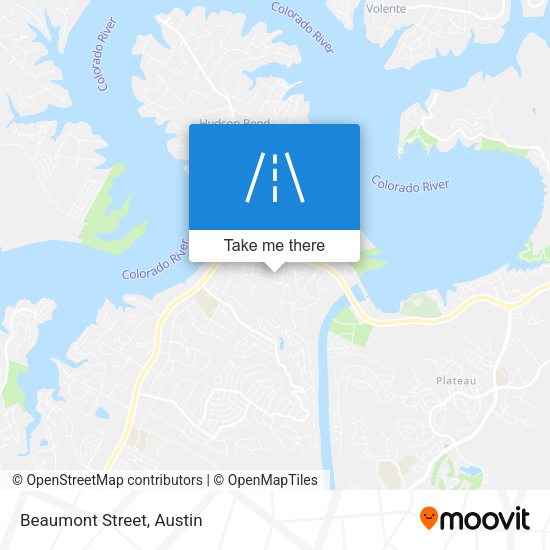 Mapa de Beaumont Street