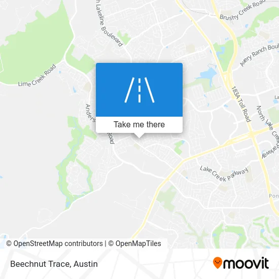 Beechnut Trace map