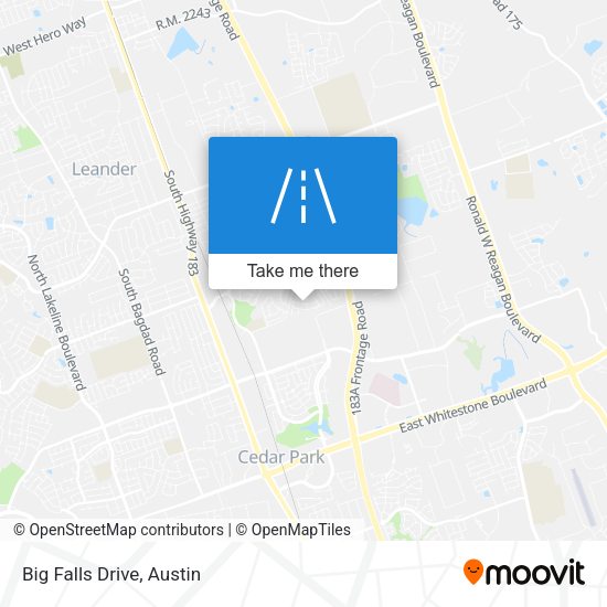 Mapa de Big Falls Drive
