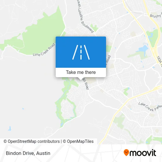 Bindon Drive map