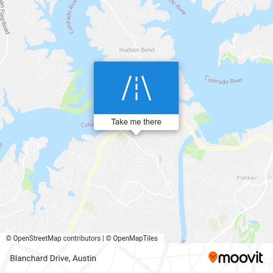 Blanchard Drive map