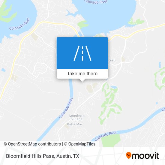 Bloomfield Hills Pass map