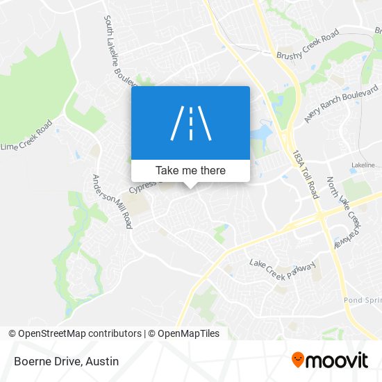 Mapa de Boerne Drive