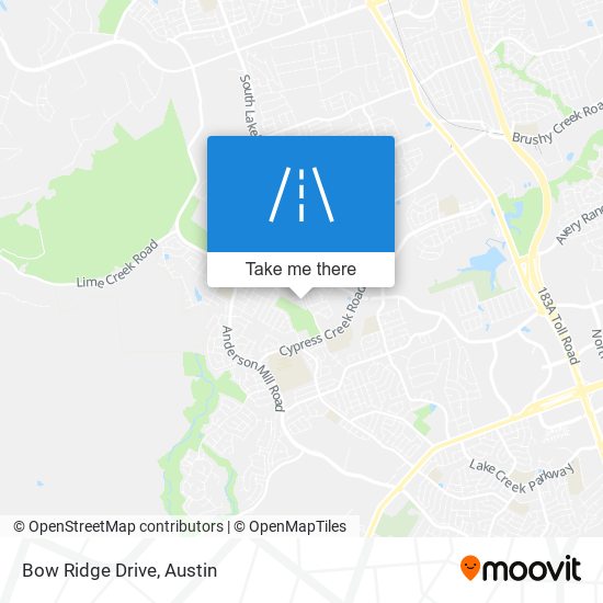 Bow Ridge Drive map