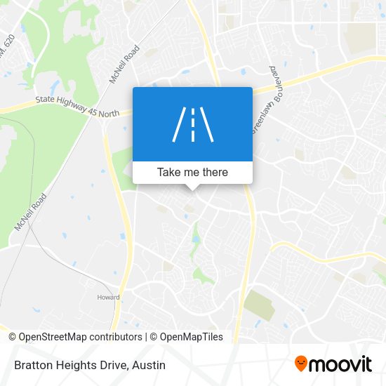 Bratton Heights Drive map