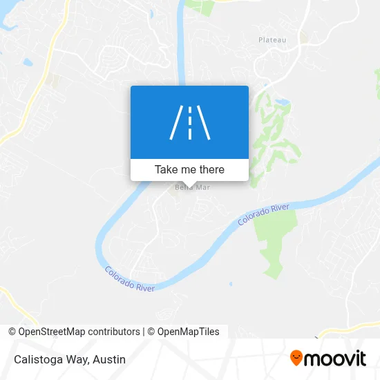 Calistoga Way map
