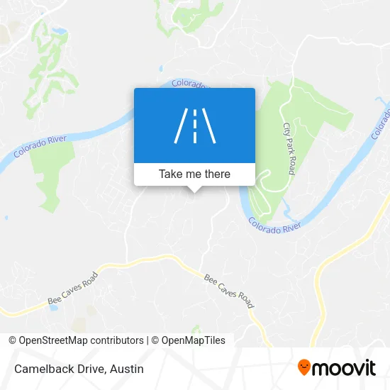 Camelback Drive map