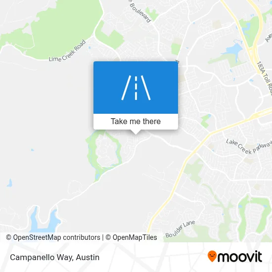 Campanello Way map