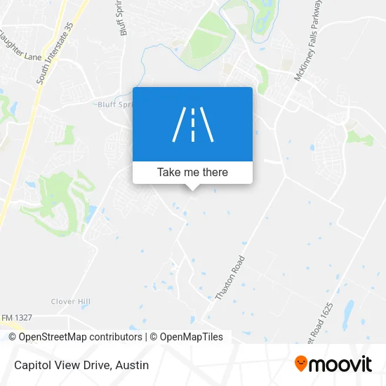 Capitol View Drive map