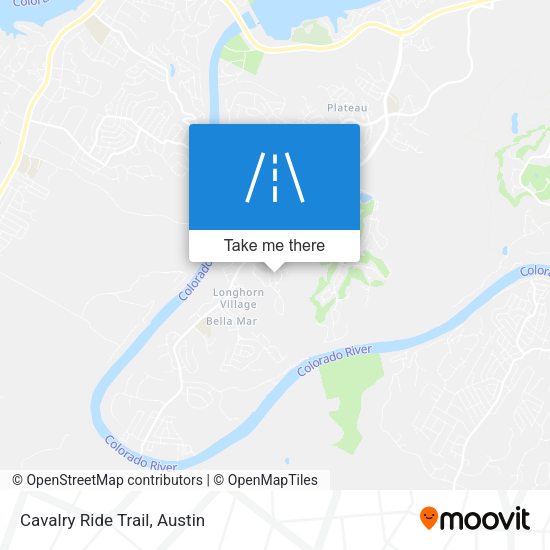 Mapa de Cavalry Ride Trail