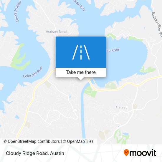 Cloudy Ridge Road map