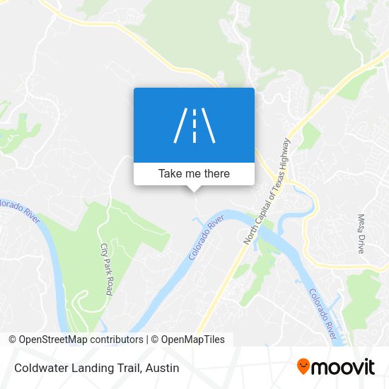 Mapa de Coldwater Landing Trail
