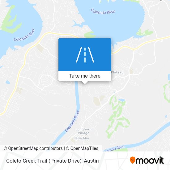 Mapa de Coleto Creek Trail (Private Drive)