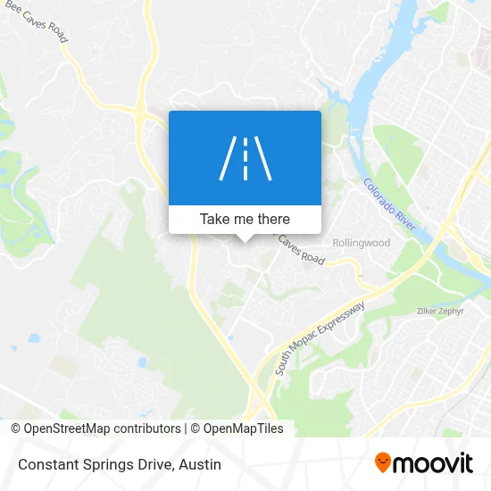 Constant Springs Drive map